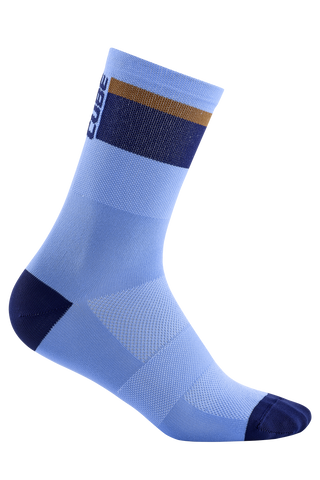 CUBE Socks High Cut Blackline Blue'n'Brown 12315